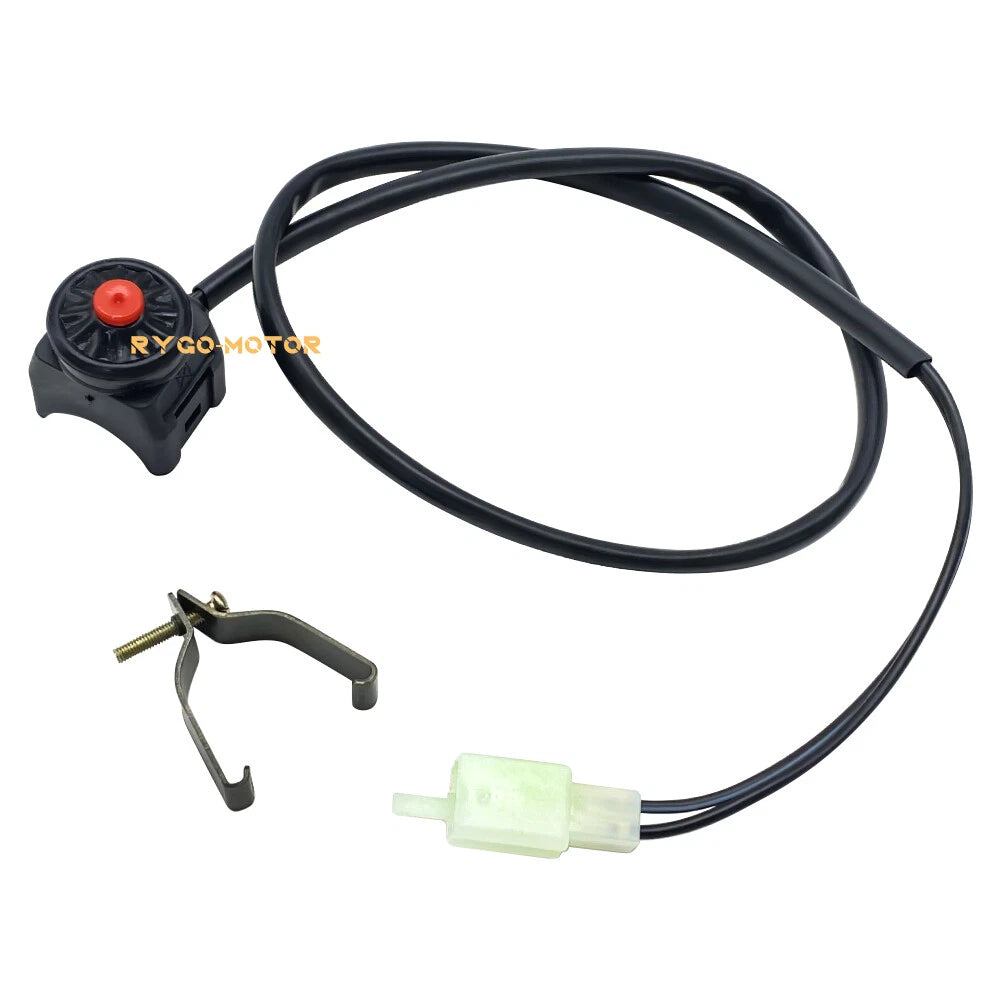 Engine Kill Off Stop Start Switch for Kawasaki KX KXF KLX KXT (1980–2023)