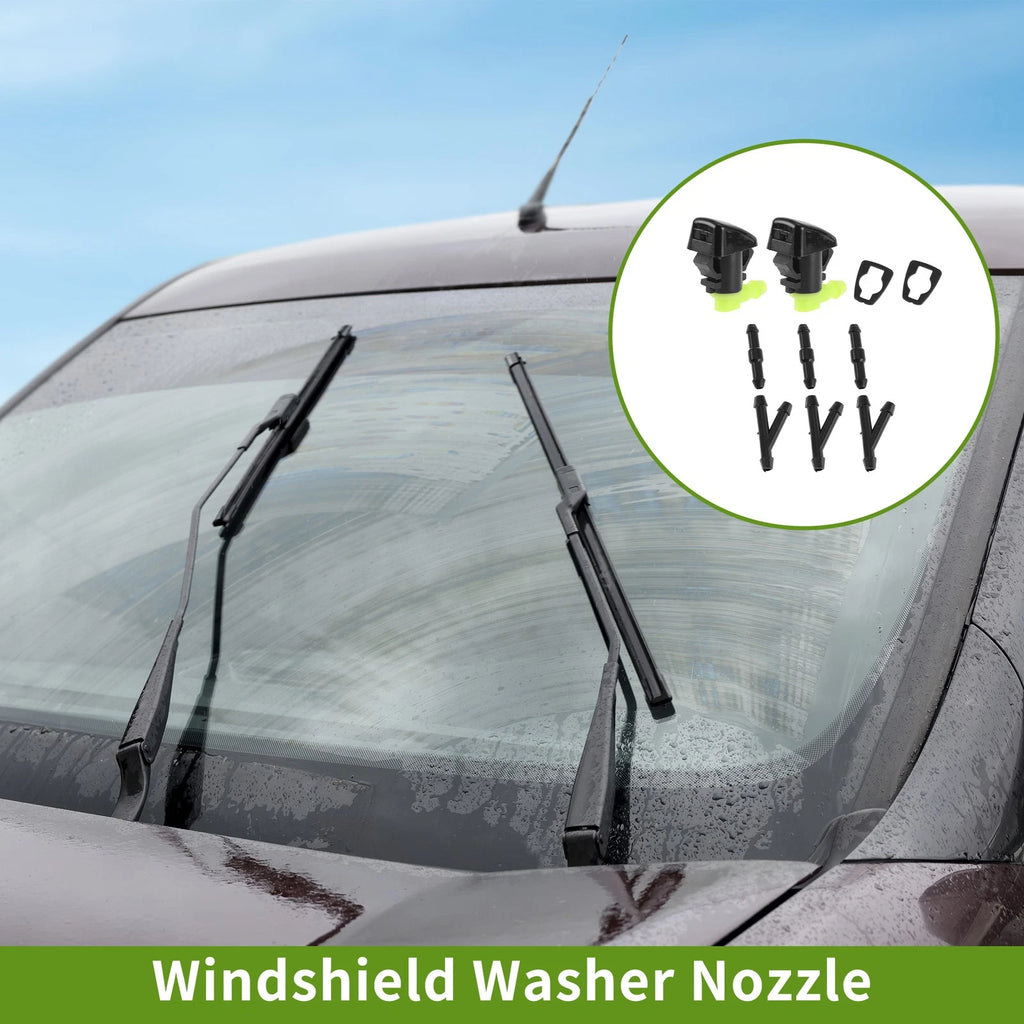 Windshield Washer Nozzle with Hose Connector for Dodge (2015–2022)