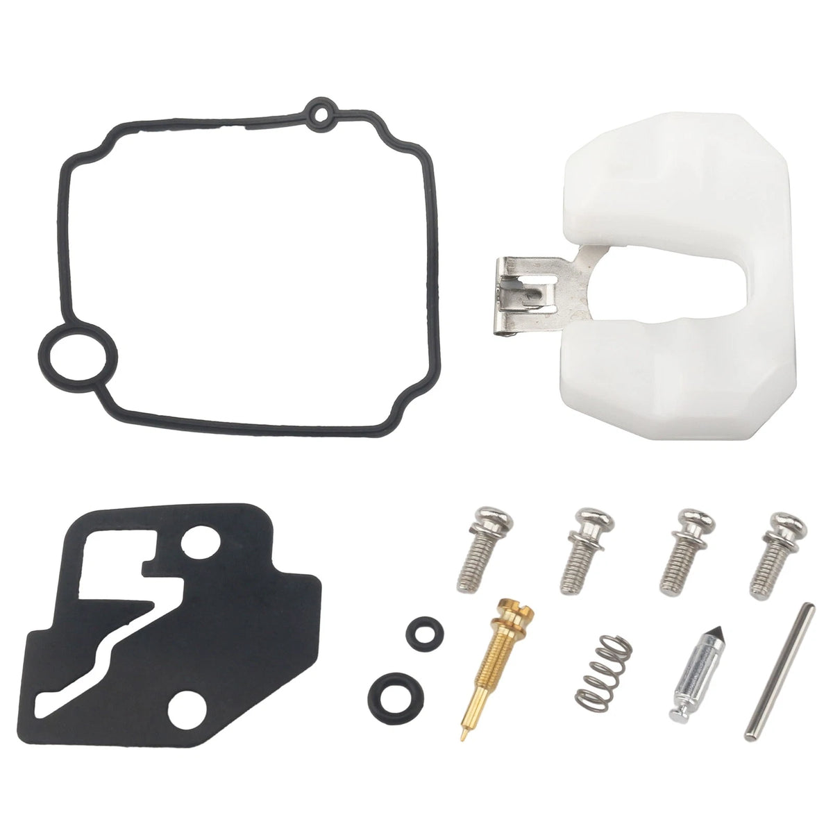 Carburetor Kit with Float for Mercury Mariner 4 Stroke 8 9.9 13.5 15 HP Outboard