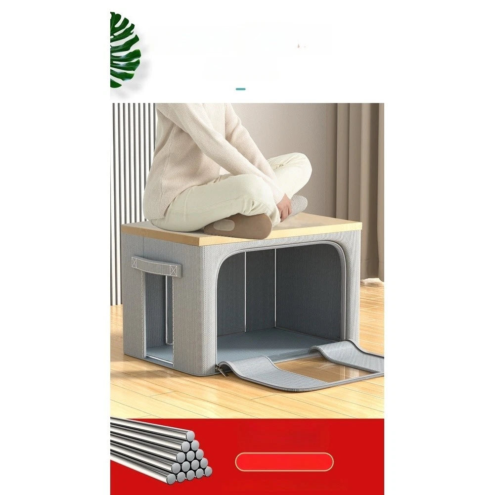 Large Foldable Storage Box for T-Shirts (60x42x40cm)