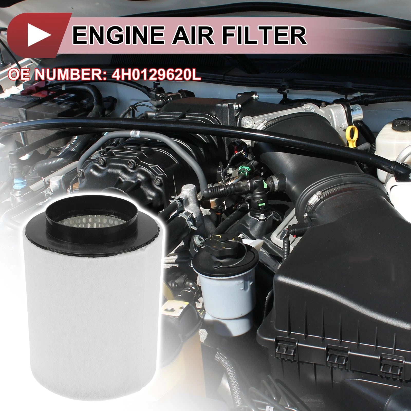 Engine Air Filter Replacement for Audi A8 Quattro 3.0L 4.0L (2013–2018)