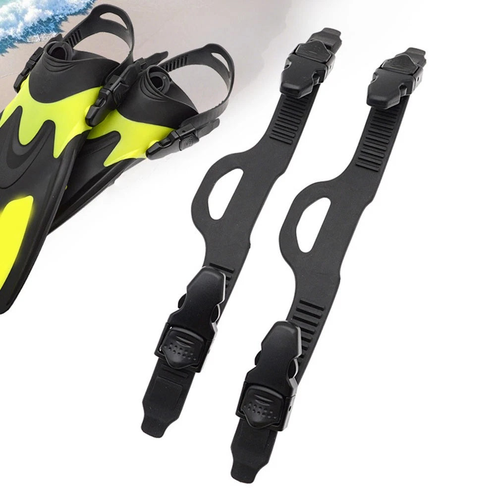 Adjustable Rubber Fin Strap for Swimming and Scuba Diving Gear