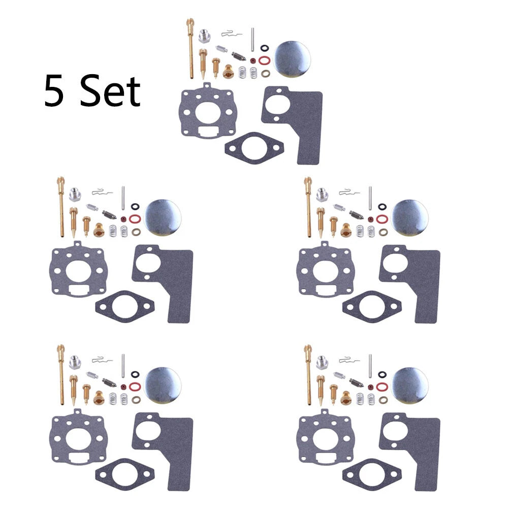 Set of 5 Carburetor Repair Kits for B & Stratton 11HP 16HP (394989, 243437)