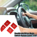 Handbrake Drive Mode Switch Button Cover 4pcs for Hyundai Elantra (2021–2023)