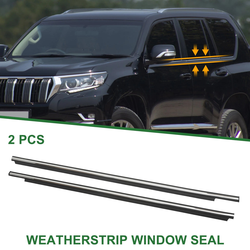 Weatherstrip Window Seal Front Left Right Set for Lexus GX470 (2003–2009)
