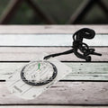 Outdoor Navigation Tool Compact Ruler with Compass for Adventurers
