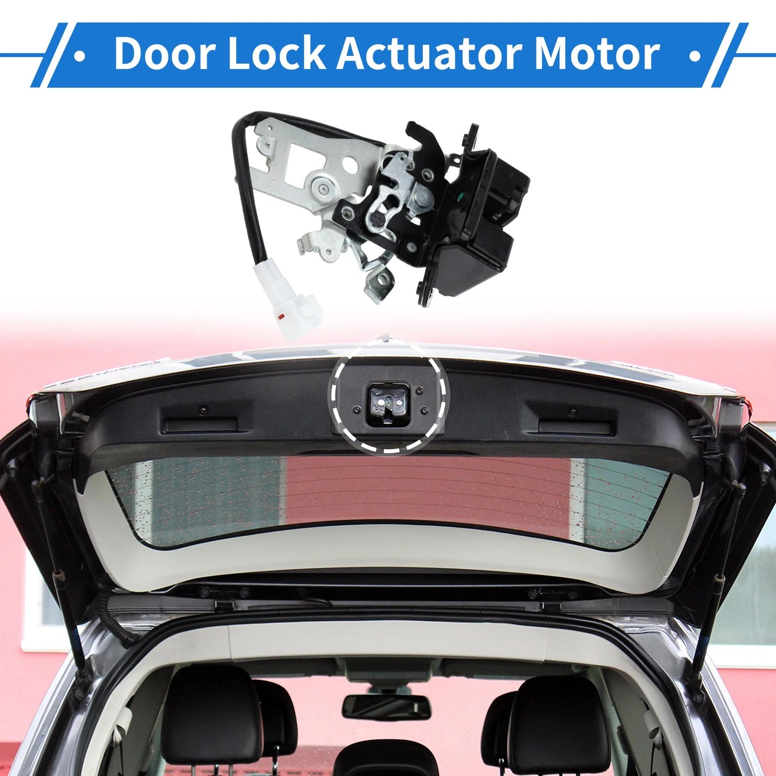 Rear Liftgate Door Lock Actuator Replacement for Toyota Sequoia (2001–2007)