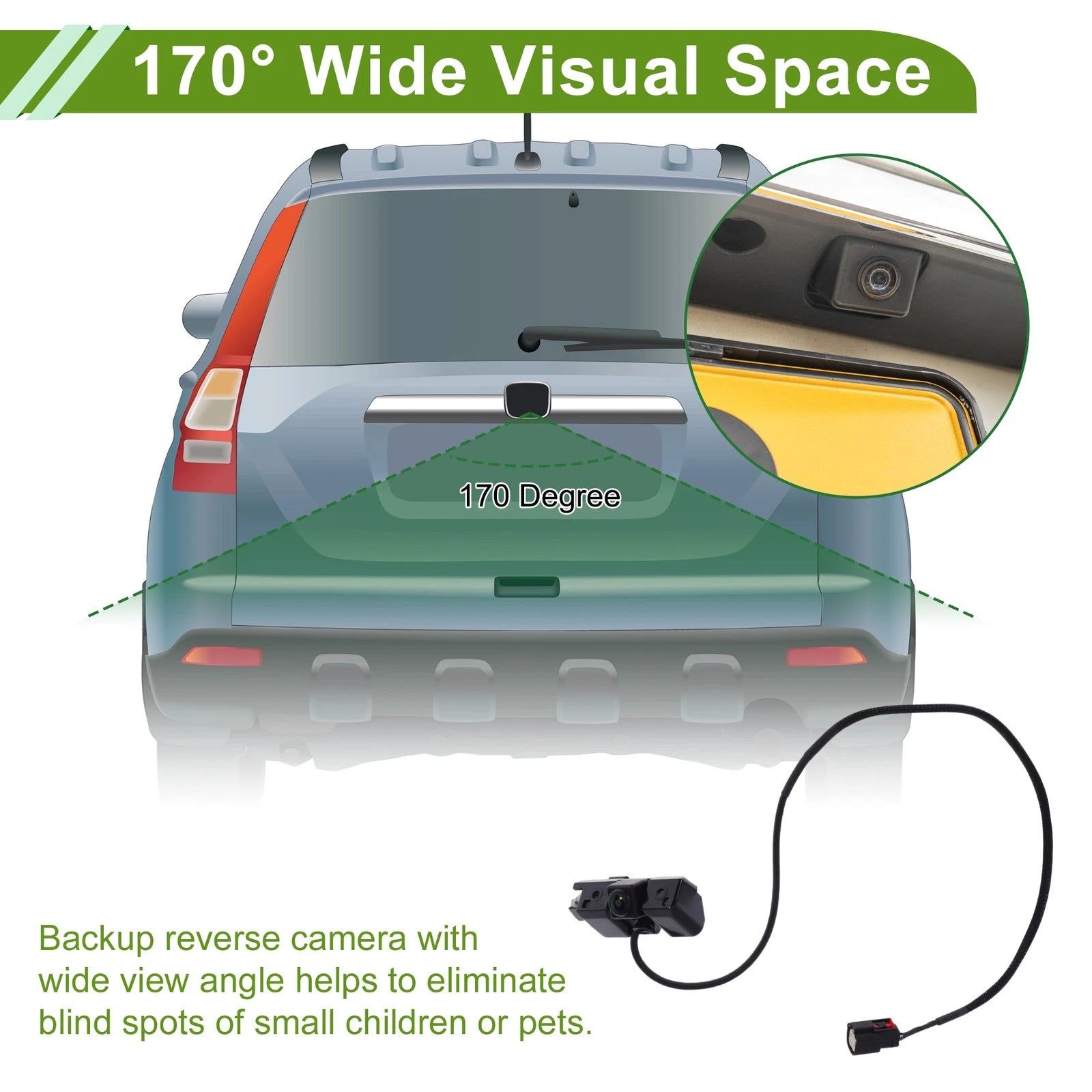 Park Assist Camera Replacement for Chevy Cheyenne (2014–2015)