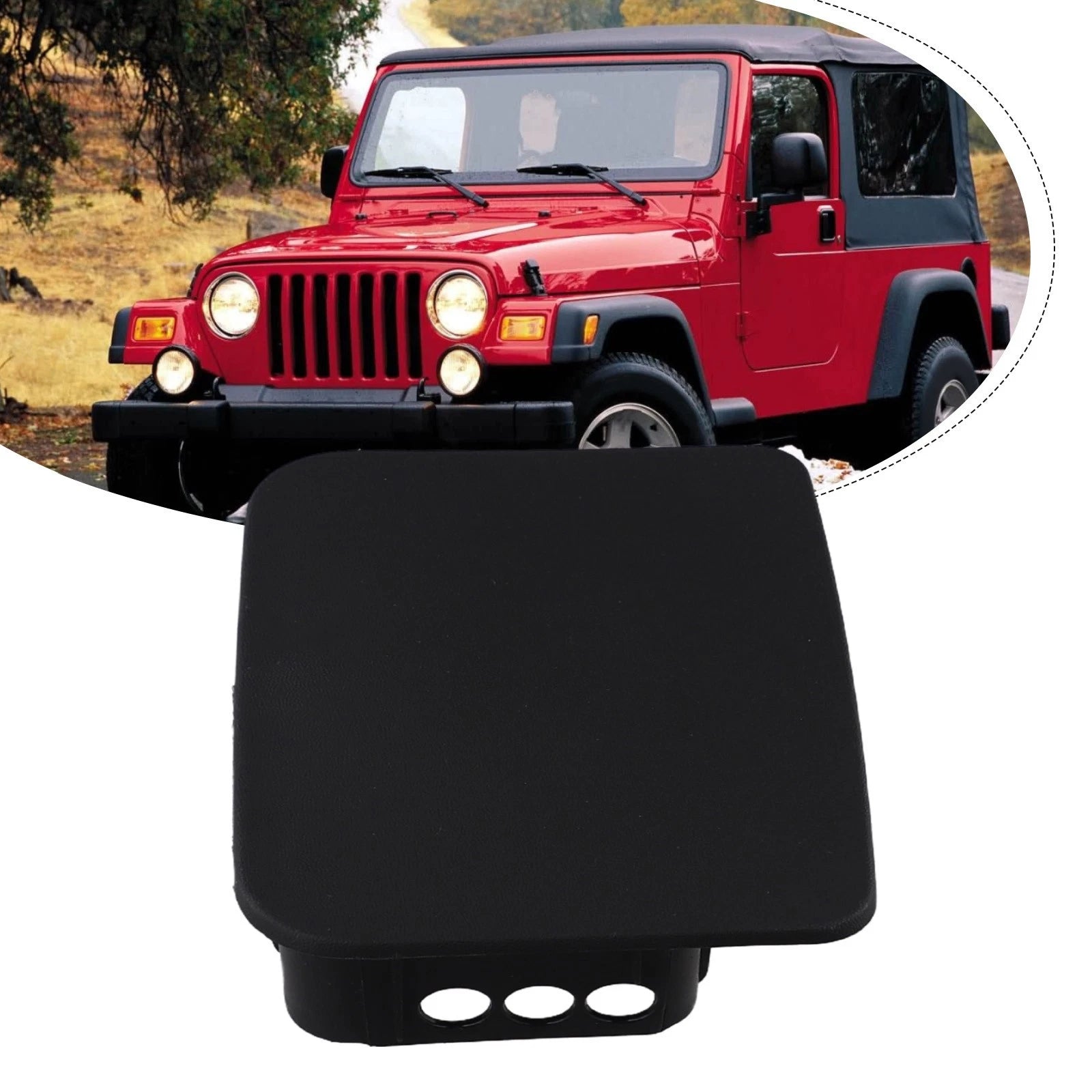Bumper End Cap for Jeep Wrangler (2007–2018) Left or Right Side Replacement