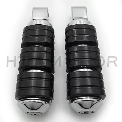 Aluminum Rubber FootPeg for Harley Softail Fat Boy FLFB, Fat Bob FXFB (2018–2019)