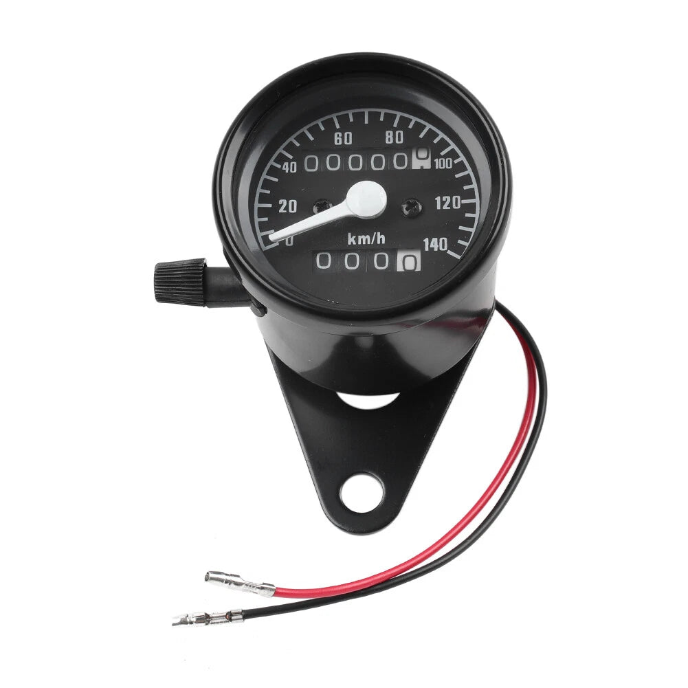 Universal Odometer Speedometer Tachometer Gauge for Motorcycle (12V)