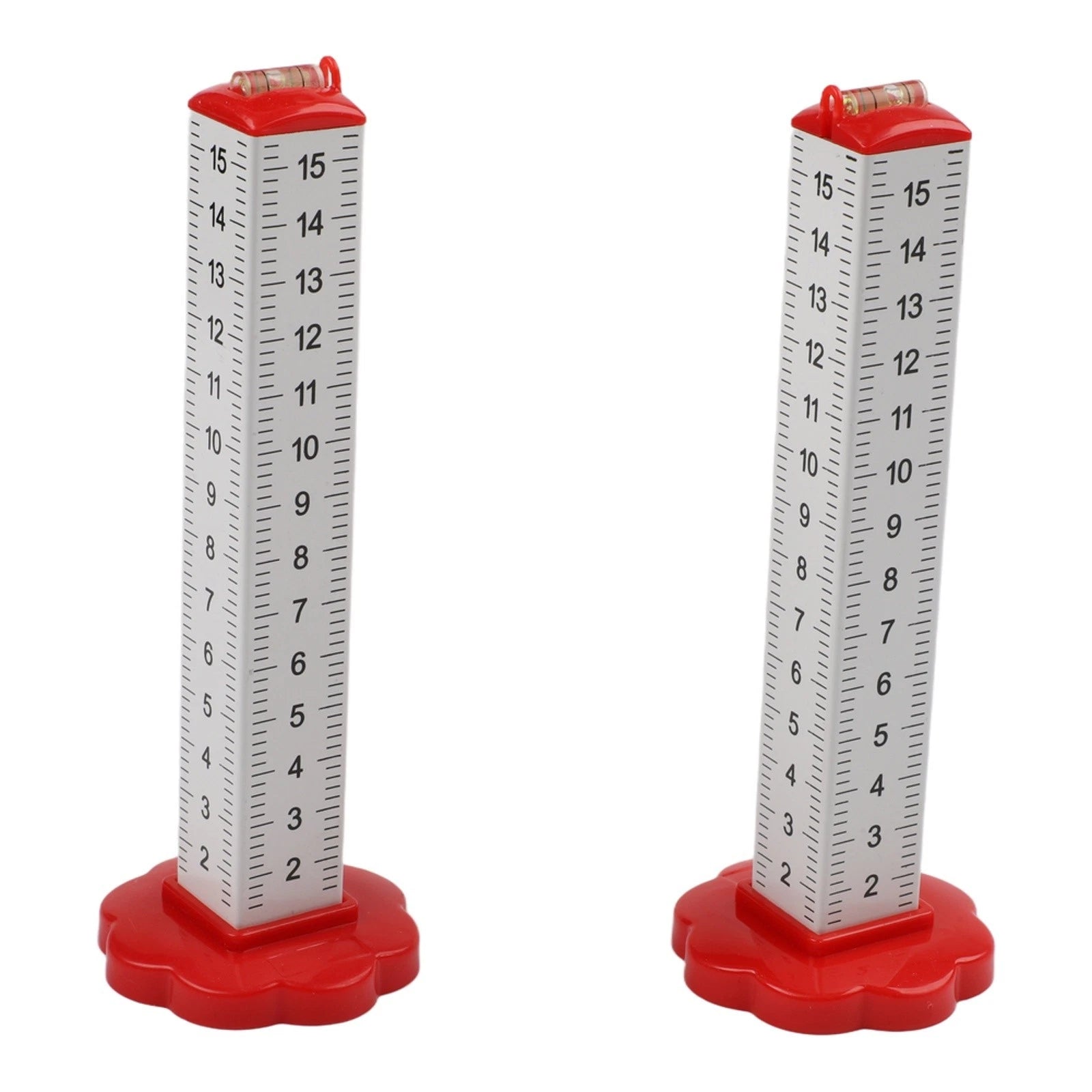 2X Four Sided Scale Leveling Rulers for Accurate Floor and Ceiling Work