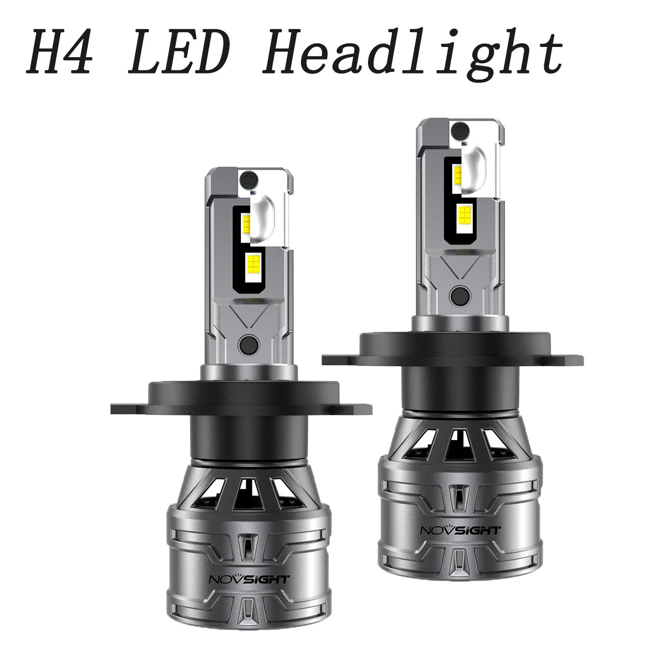 2X H4 LED Headlight Bulbs for NOVSIGHT (13000LM)