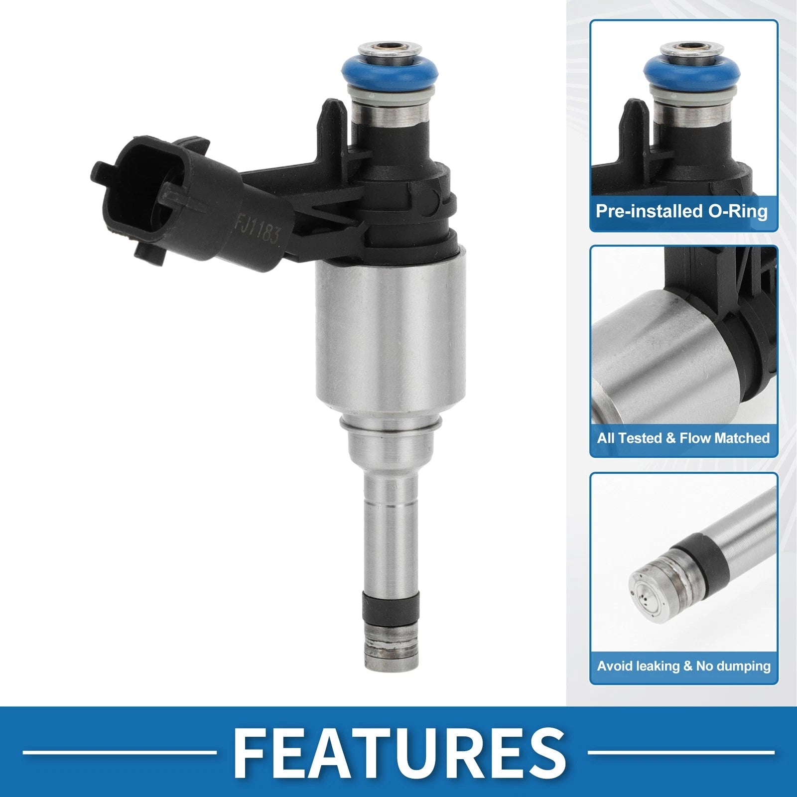 Fuel Injector Replacement for Hyundai Veloster 1.6T 2012–2017 (Single)