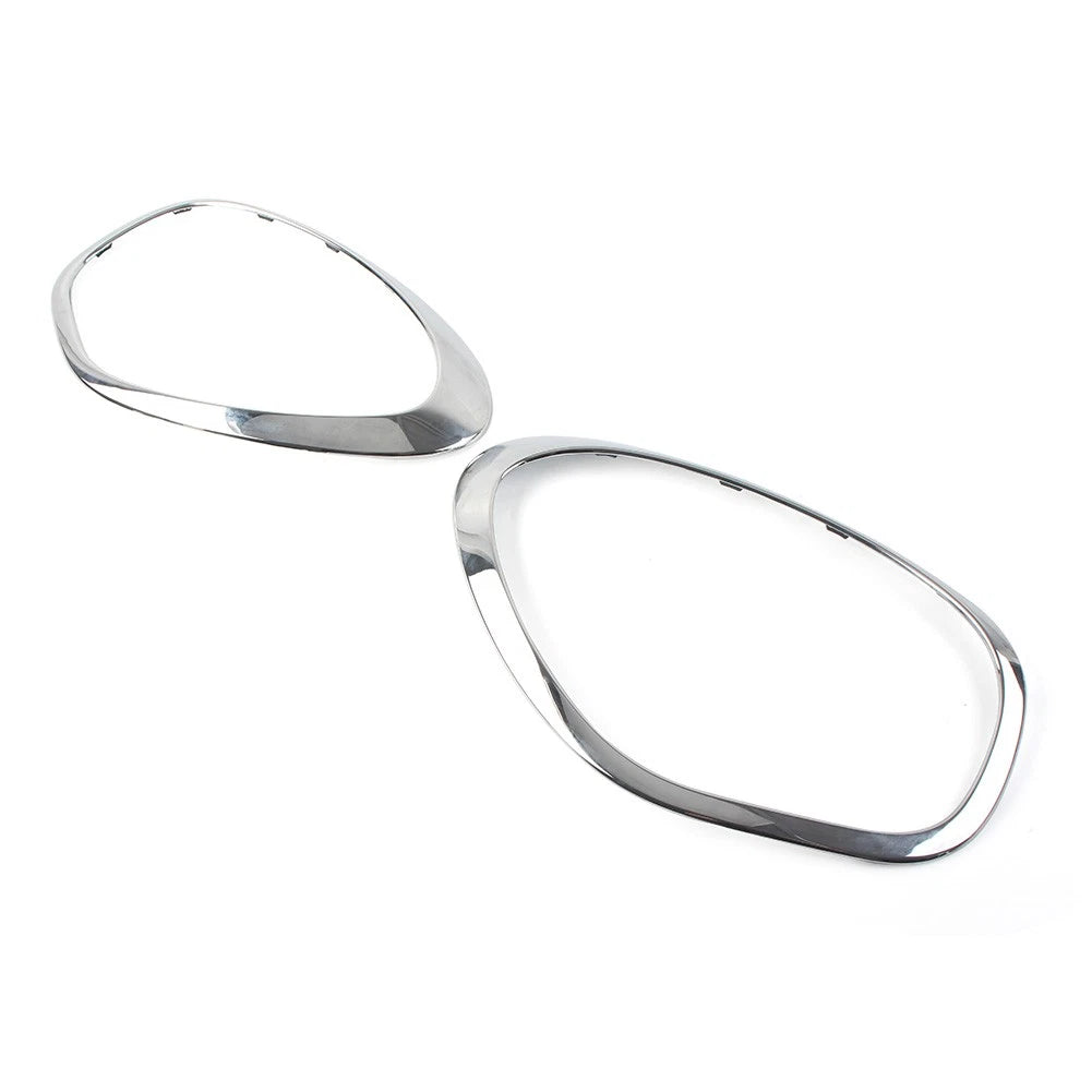 2X Headlight Ring Bezel Trim Cover for BMW Mini Cooper (2011–2016)