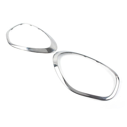 2X Headlight Ring Bezel Trim Cover for BMW Mini Cooper (2011–2016)