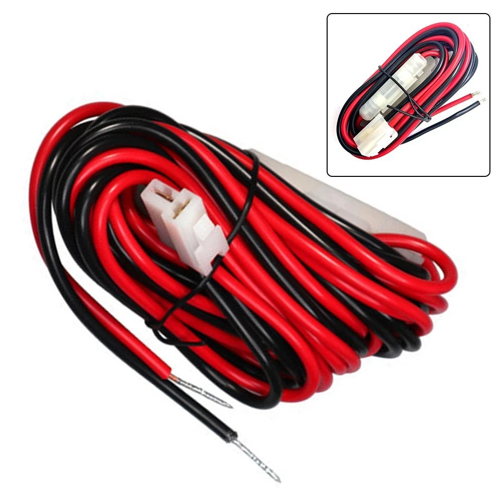 Power Cord for ICOM Mobile Radio (Black & Red)