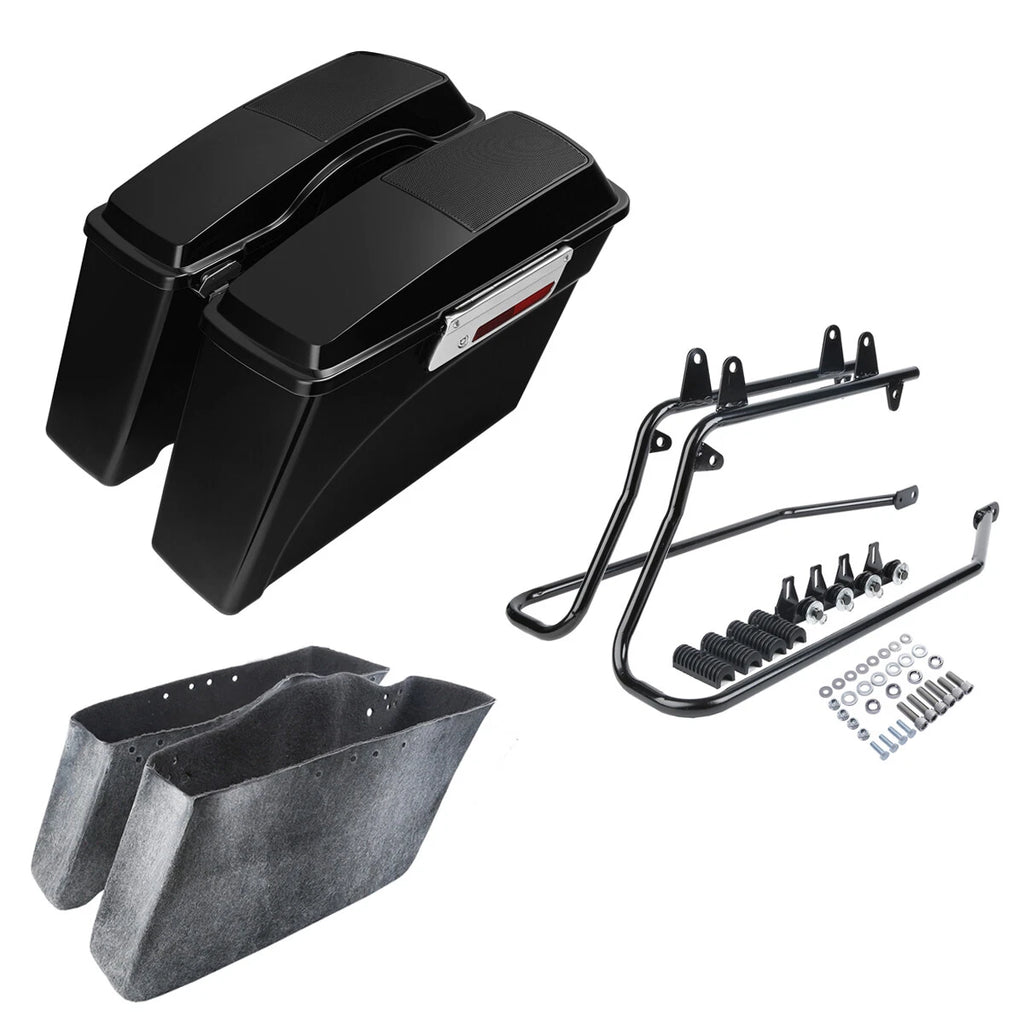 Saddlebag 6x9 Speaker Lid Conversion Bracket for Harley Softail Fatboy (1984–2017)