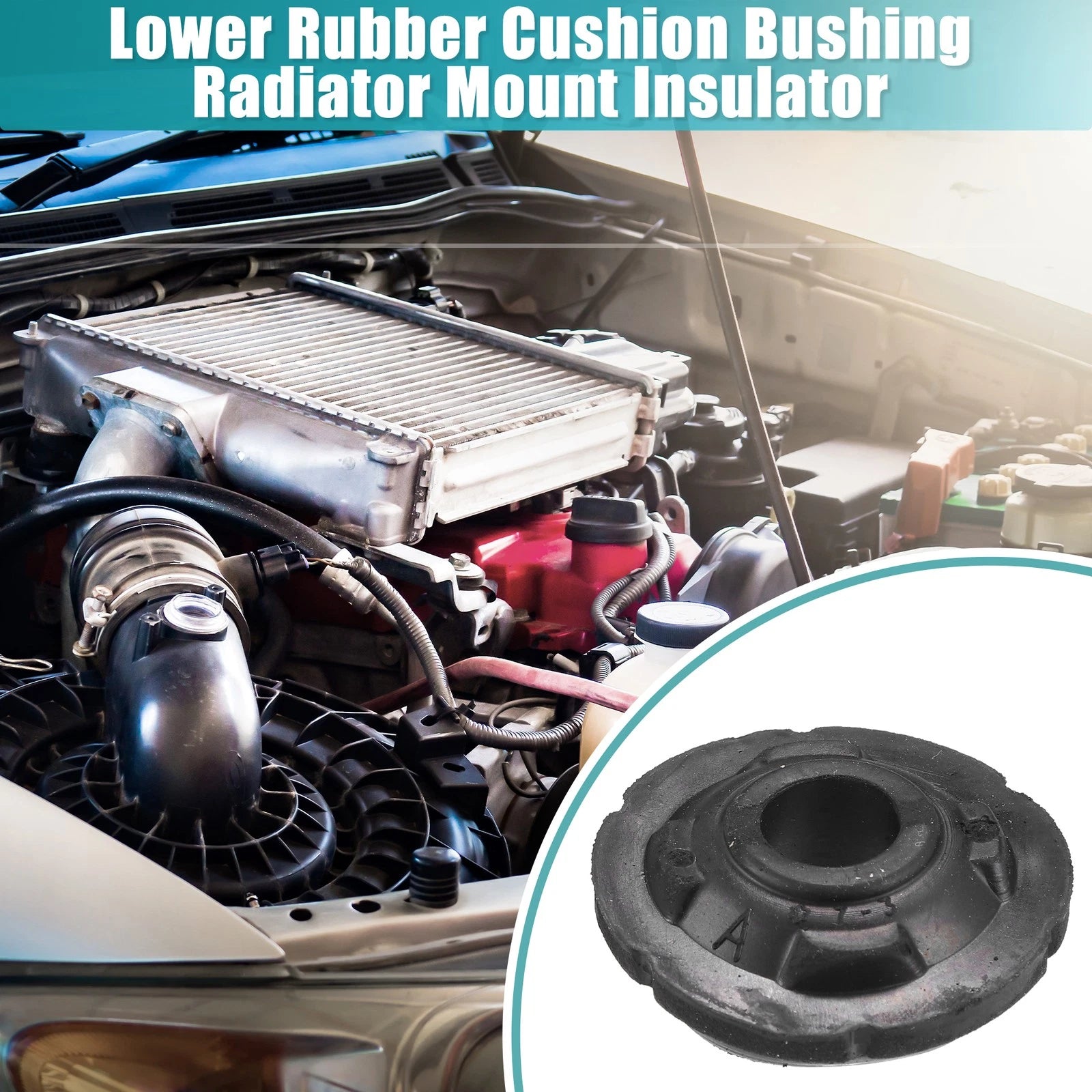 2pcs Radiator Mount Insulator Lower Rubber Cushion for Mazda 6 (2003–2013)