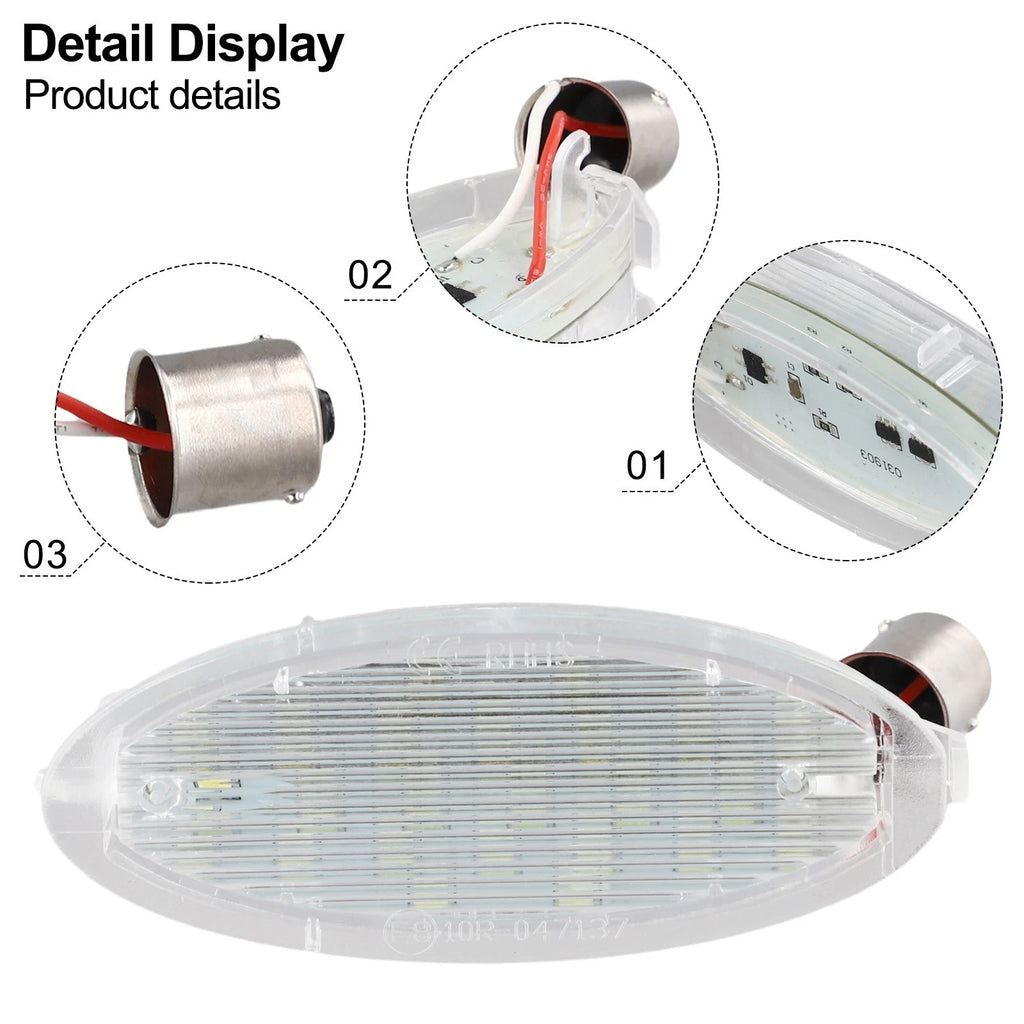 24 LED License Plate Lights for Opel (Compatible Models)