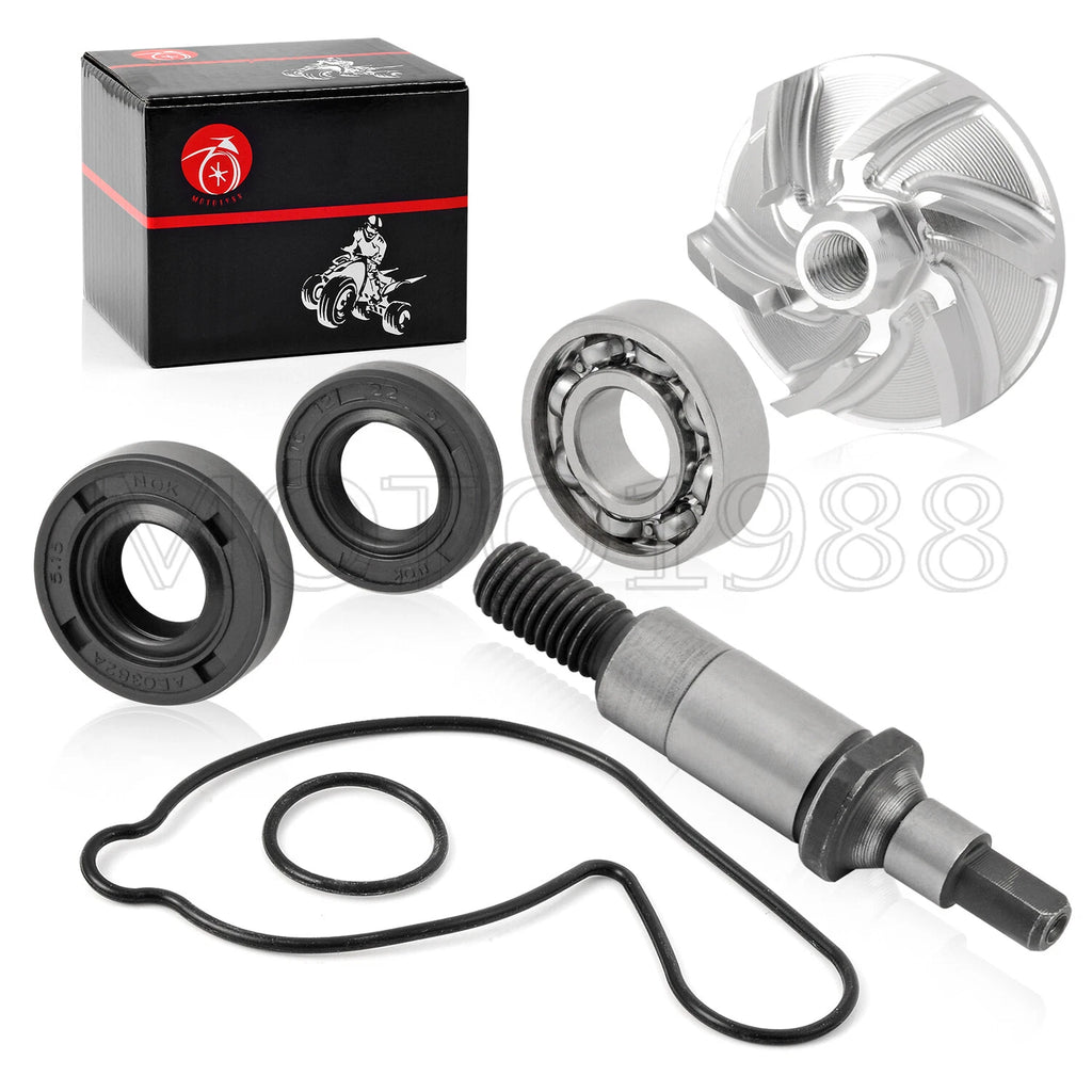 Water Pump Rebuild Kit for Yamaha WR450F (2003–2015) - Impeller, Bearing, Shaft, Seal