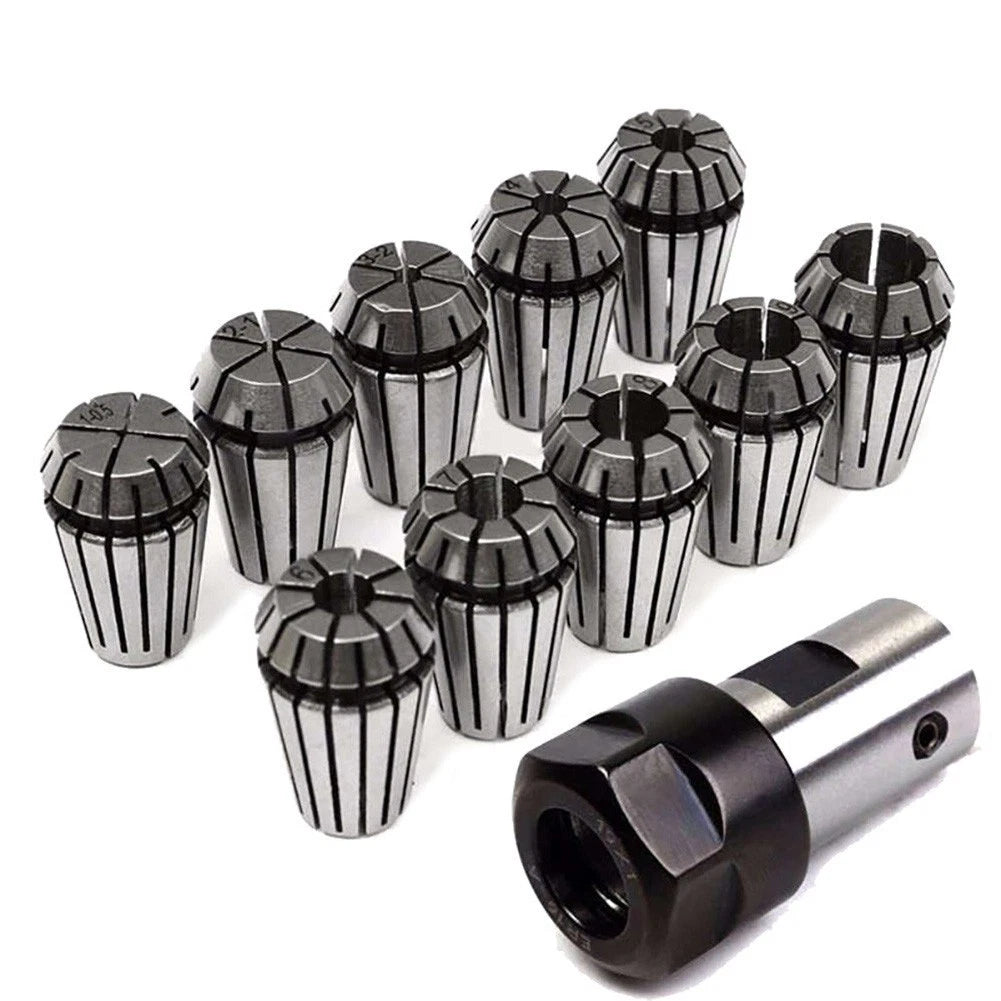 ER16 Spring Collet Kit + 8mm Motor Shaft Extension for High Speed Machines