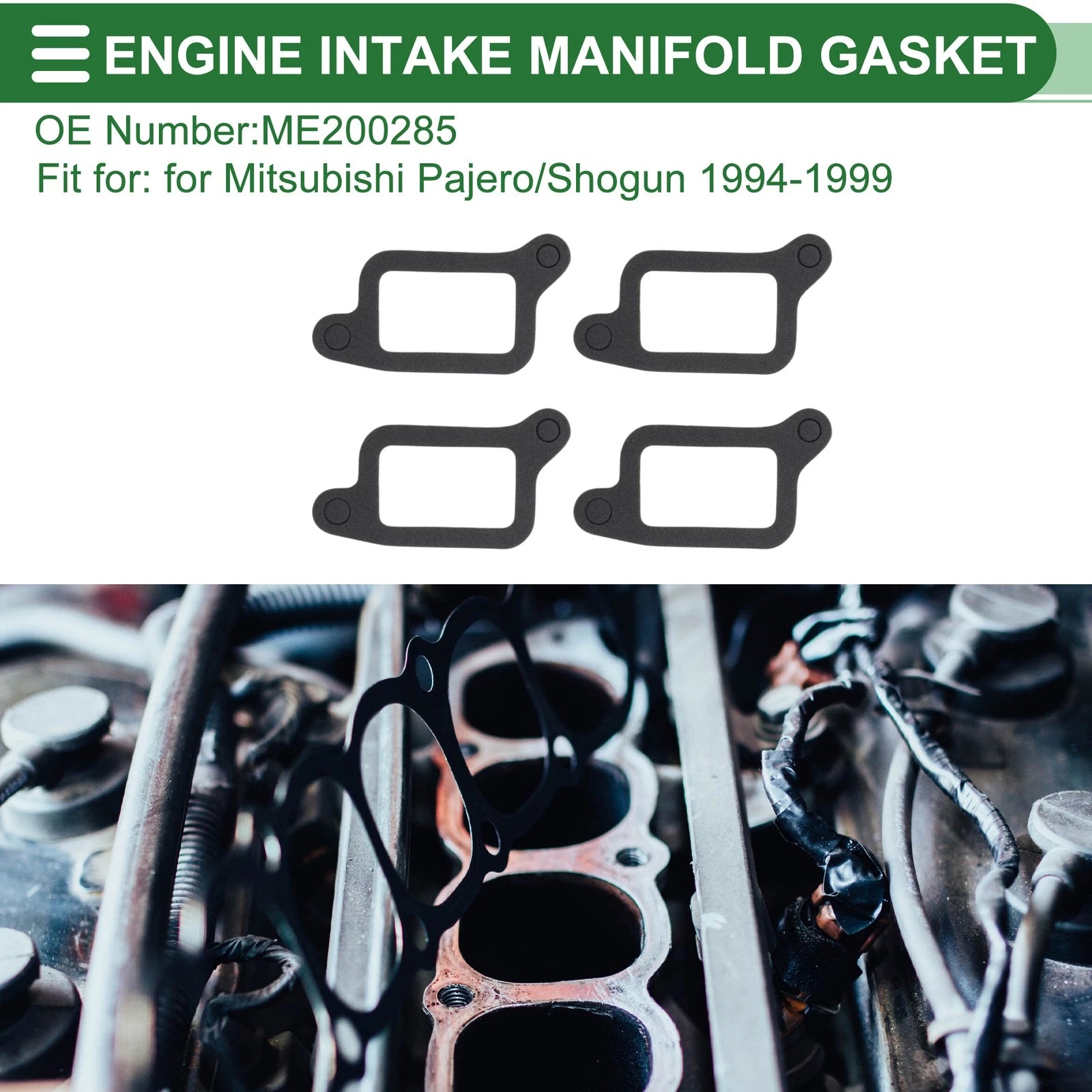 Engine Intake Manifold Gasket OEM Replacement for Mitsubishi Pajero (1994–1999)