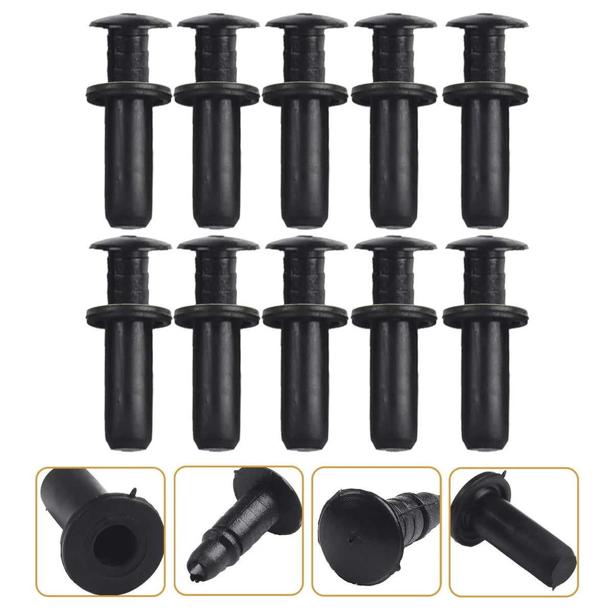 Clips Mountings Retainer Fastener Rivet for Mercedes Benz E500 (2003–2006)