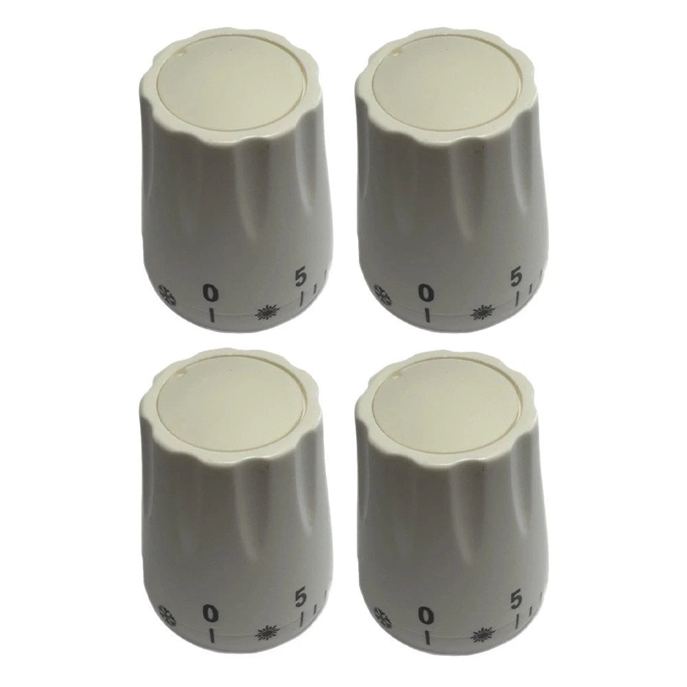 4X Underfloor Heating Manifold Handwheel Thermostatic Valve Rotary Control