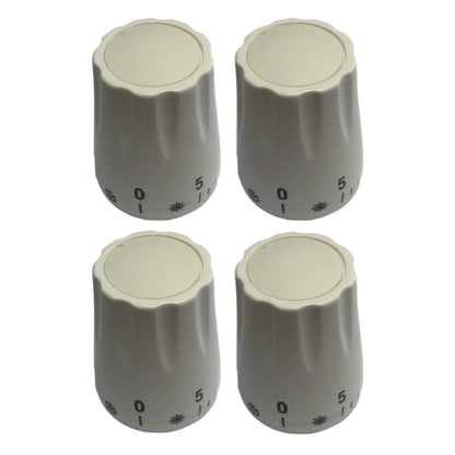 4X Underfloor Heating Manifold Handwheel Thermostatic Valve Rotary Control