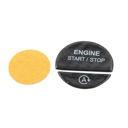 Black Engine Start Stop Button Cover for Mercedes Benz C Class (2022–Present)