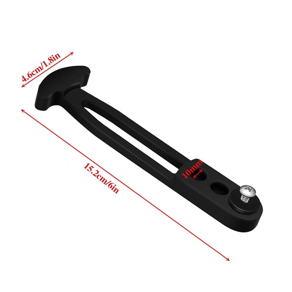 2pcs Rubber T Buckle for Ladder Cargo and Rack Securing