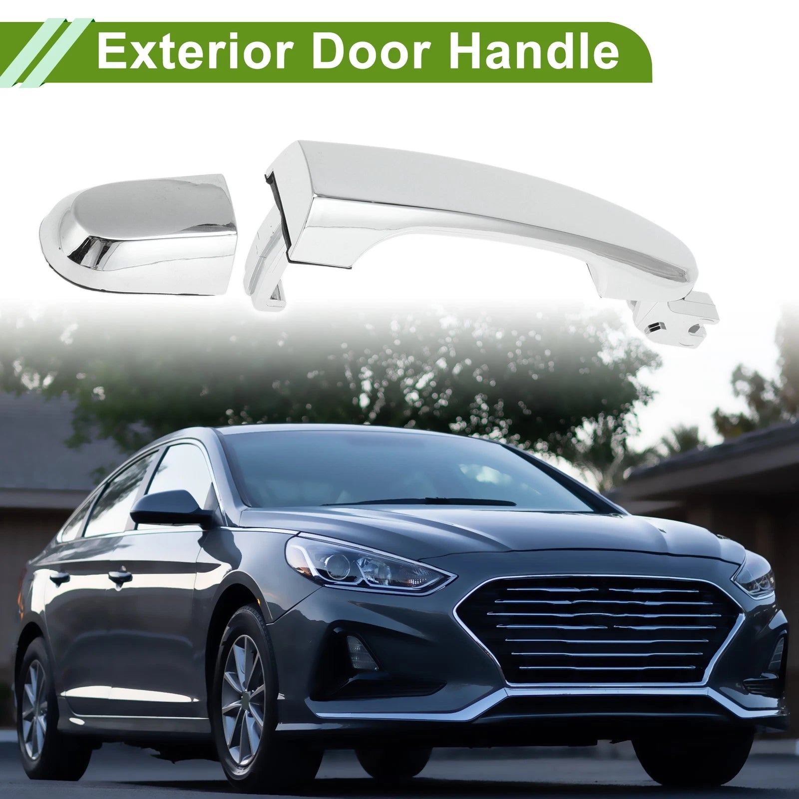 Exterior Door Handle Replacement Rear Right for Hyundai Accent (2018–2021)