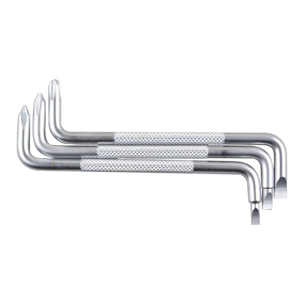 3 in 1 Right Angle Screwdriver Set for Universal Use (Chrome Vanadium Steel)
