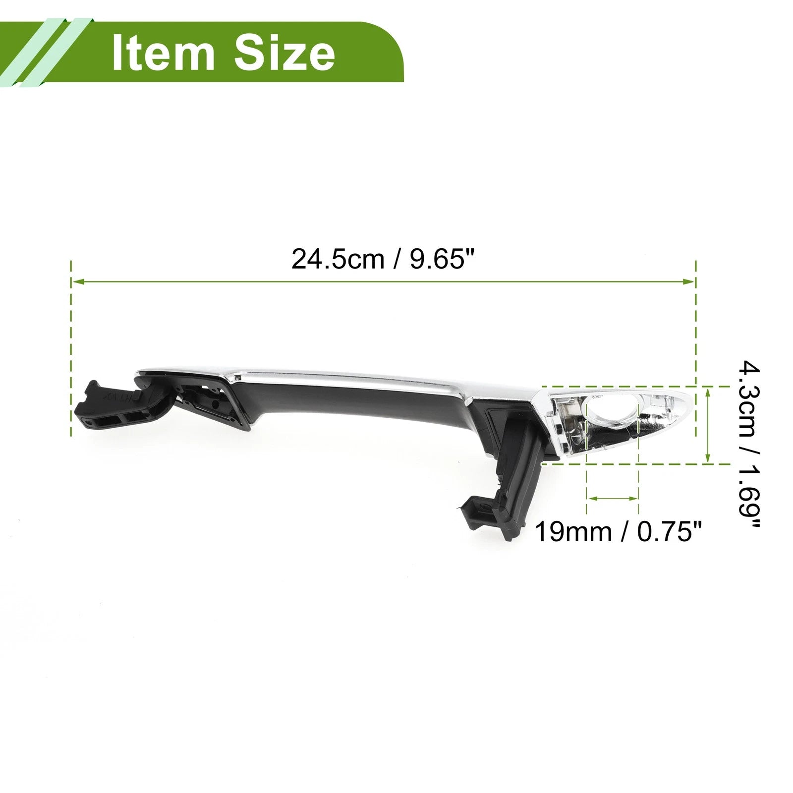 Exterior Door Handle Replacement Front Left for Hyundai Santa Fe (2009–2015)
