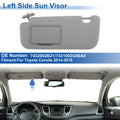 Left Side Sun Visor Replacement for Toyota Corolla 2014-2018