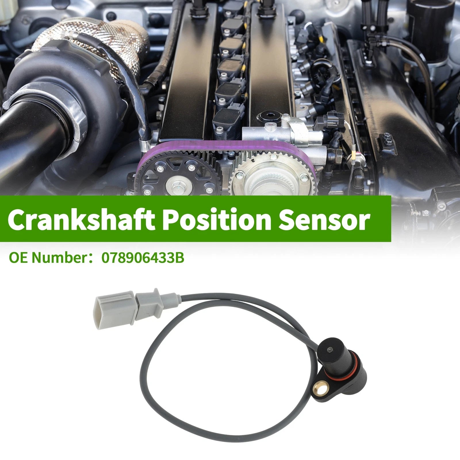 Crankshaft Position Sensor for Audi A4 B7 Saloon 2.0 (2004–2008)