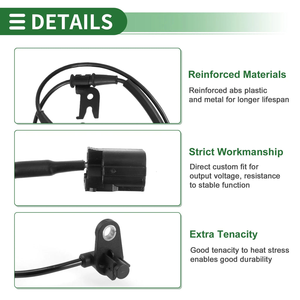ABS Wheel Speed Sensor No. 95671B4300 for Hyundai I10 (2013–2019)