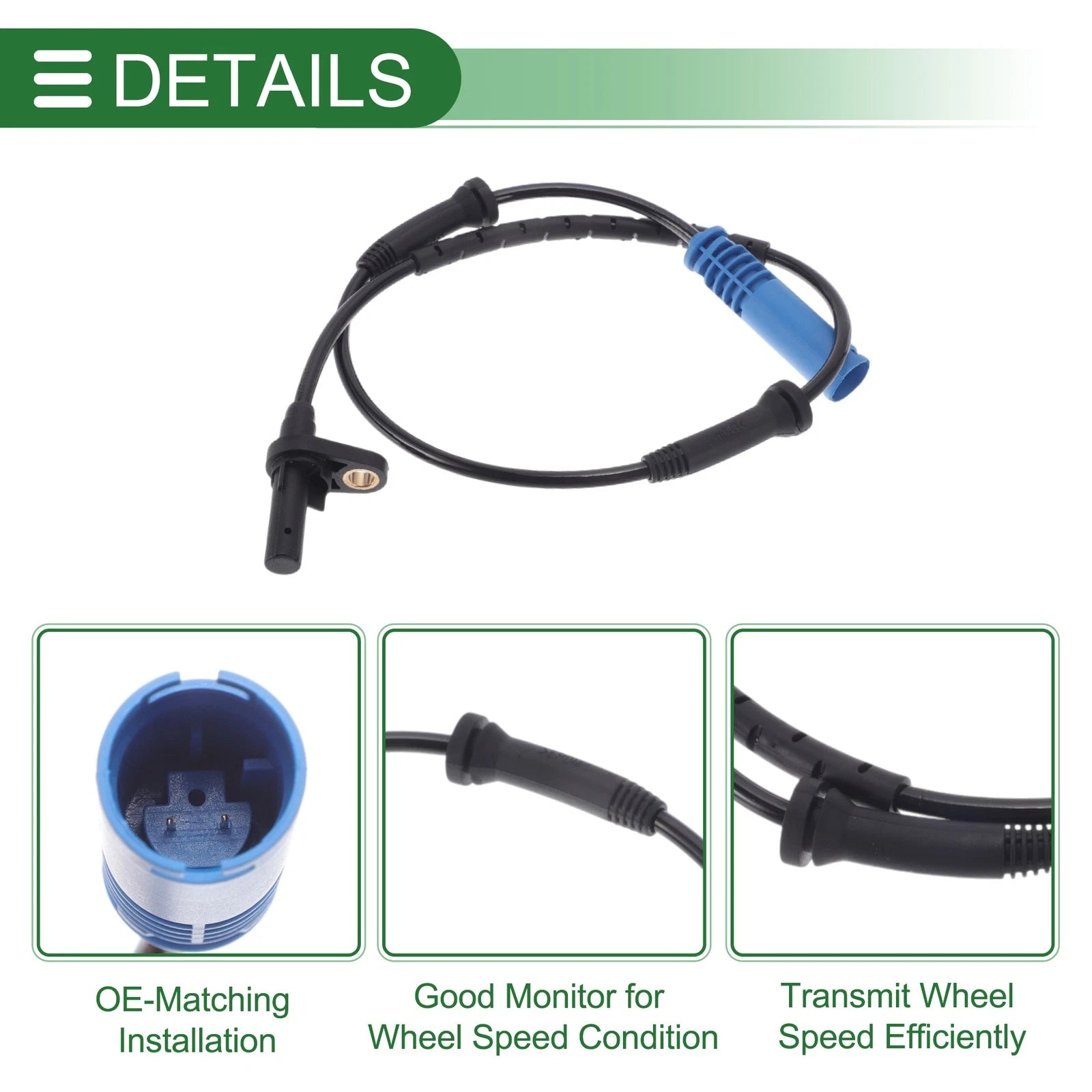 ABS Wheel Speed Sensor No. 34526775009 for BMW 3 Touring (2004–2013)