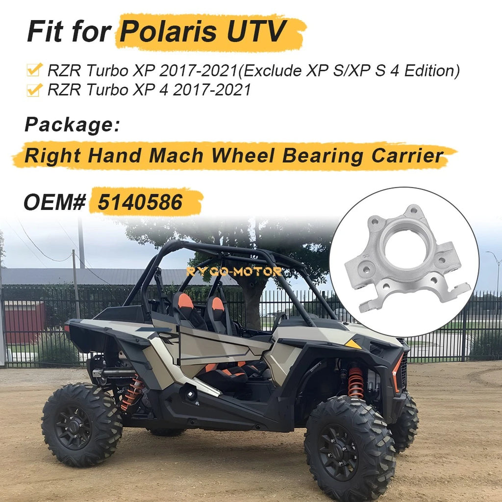 Right Hand Mach Wheel Bearing Carrier for Polaris RZR XP 4 Turbo (2017–2021)