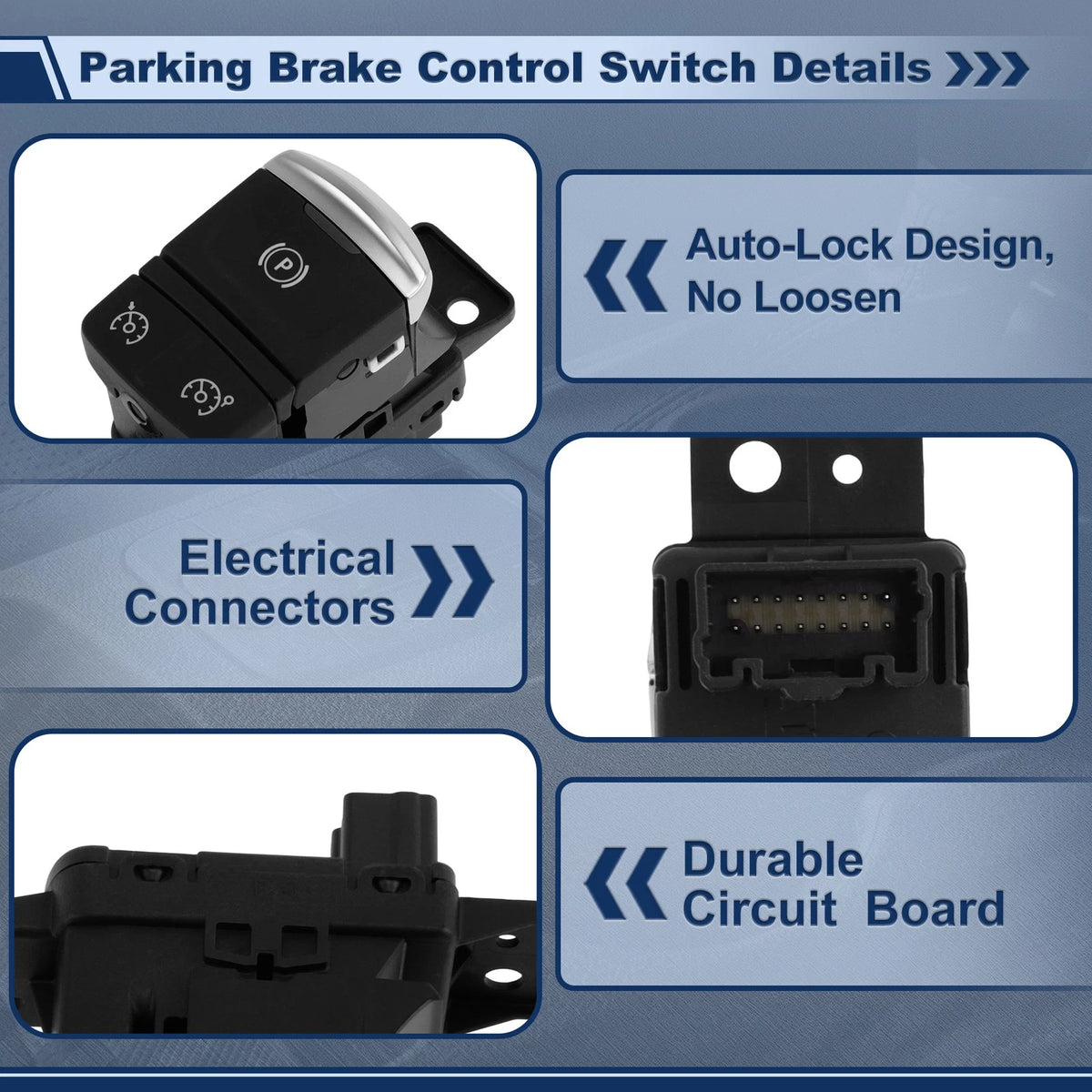 Handbrake Parking Switch for Renault Kadjar (2015–2015) 363216544R