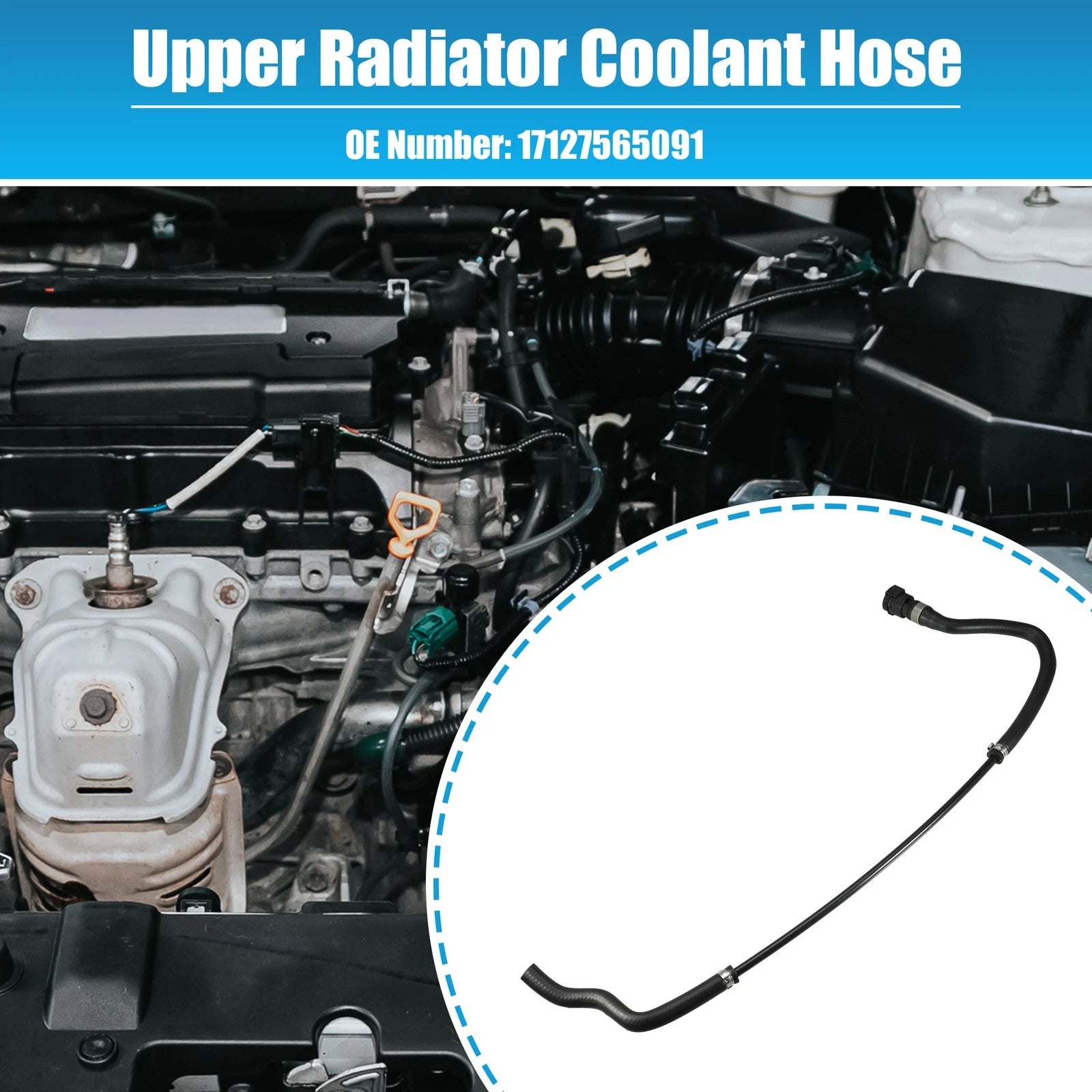 Upper Radiator Coolant Hose Replacement for BMW 1 Series E81 E82 (2009–2015)