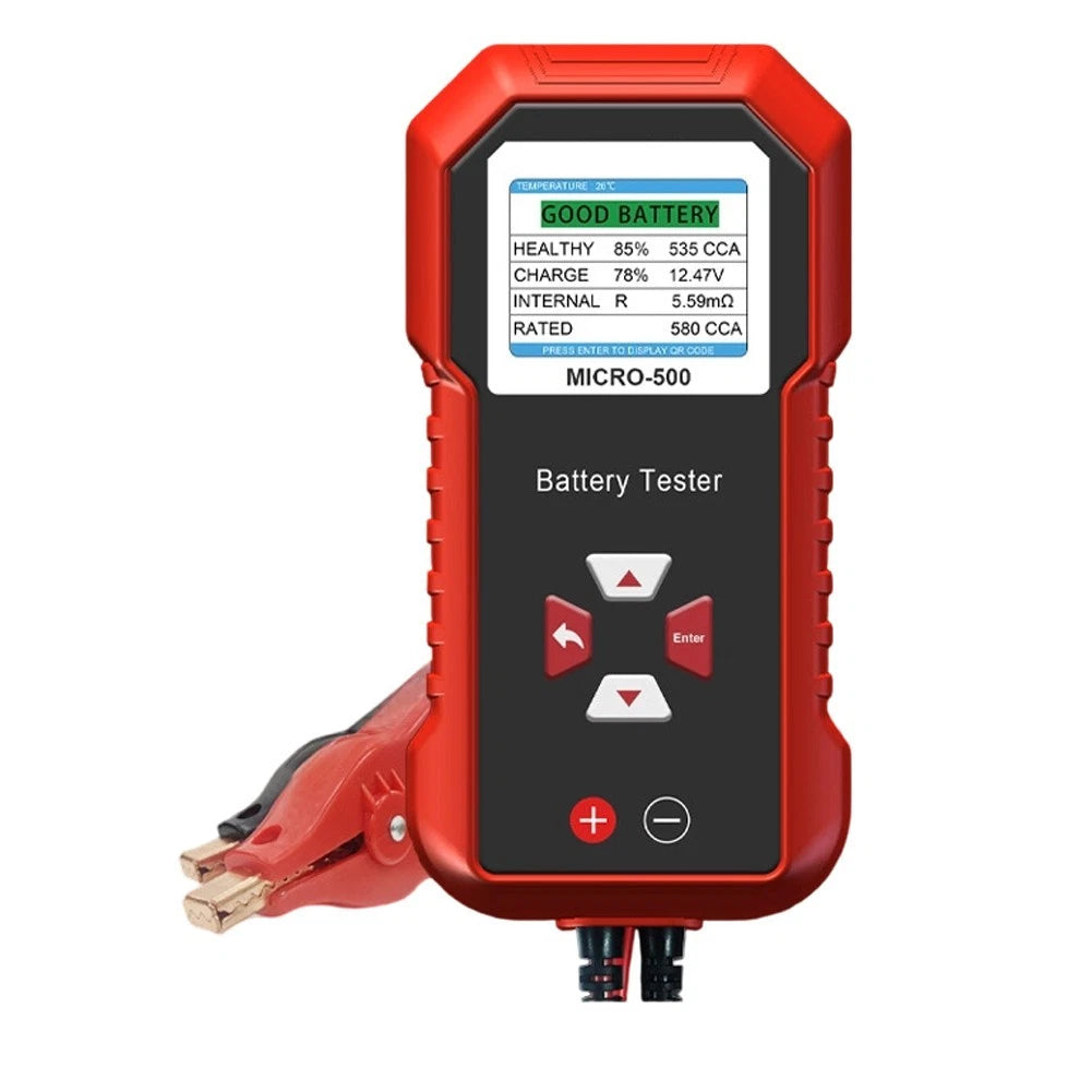 12V Battery Health Tester for Car Motorcycle Start Stop Vehicles
