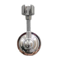 Chrome Shower Head Holder with Suction Cup for Easy Installation