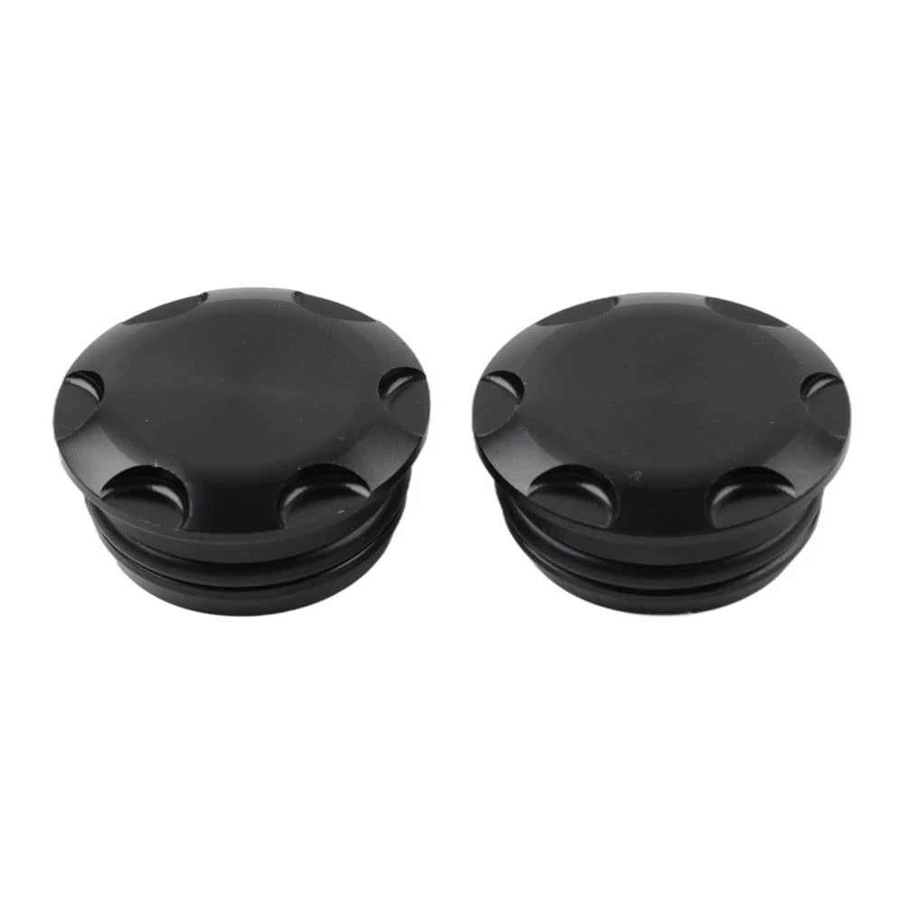 Motorcycle Frame Hole Cover Cap Plug Black For Kawasaki Ninja 400 250 Z400 Z250