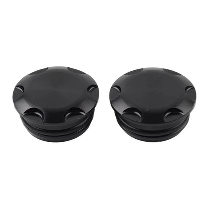 Motorcycle Frame Hole Cover Cap Plug Black For Kawasaki Ninja 400 250 Z400 Z250