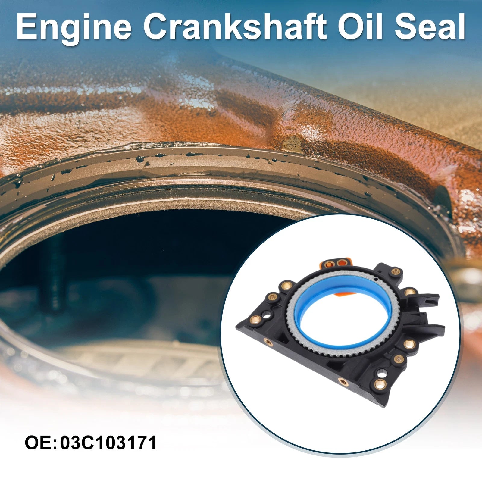 Crankshaft Oil Seal Rear OEM Replacement for Volkswagen CC (2011–2016)