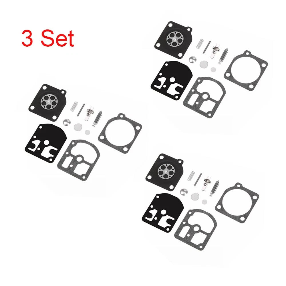 Set of 3 Carburetor Repair Kits for Stihl 010 011 011AV (C1S-S1A, C1S-S1B)