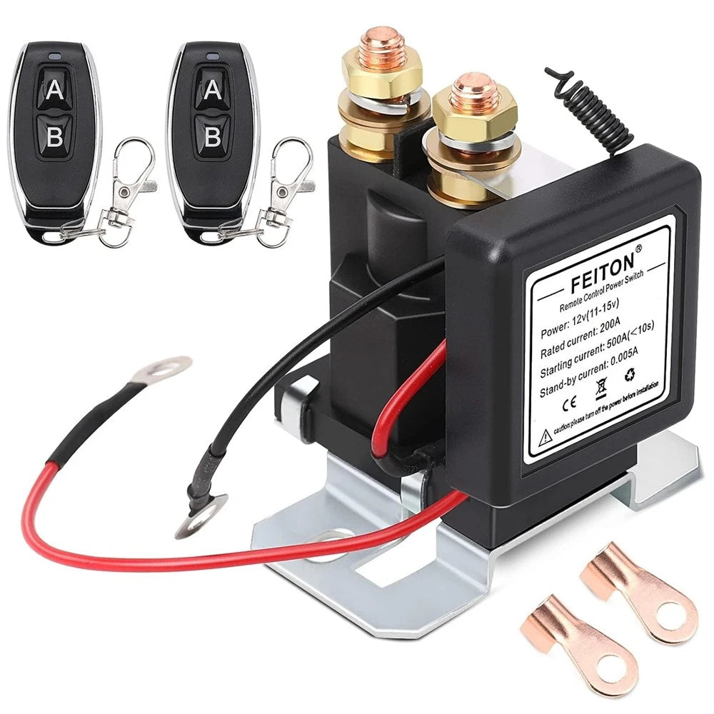 500A Remote Battery Disconnect Switch for Car Truck (12V)