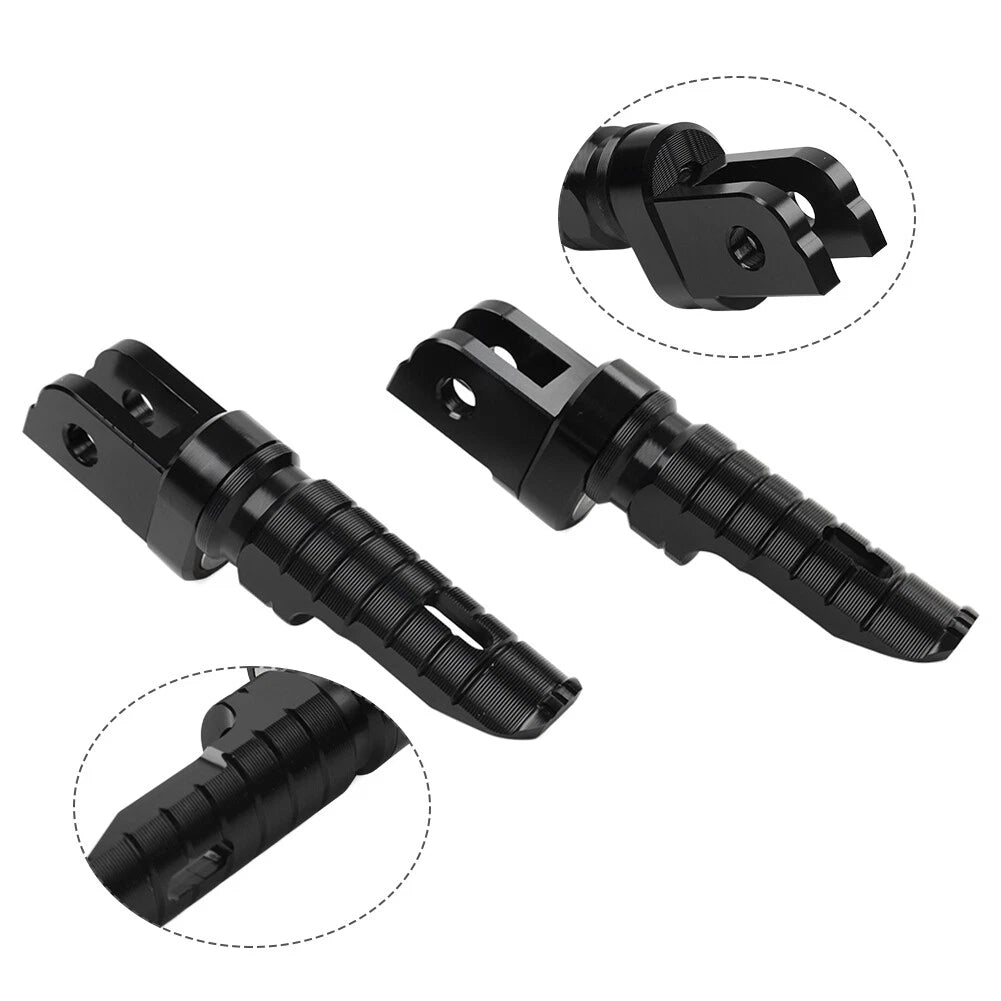 Black Front Footrest Foot Peg for BMW R Nine T/Scrambler F900R (2020–2023)